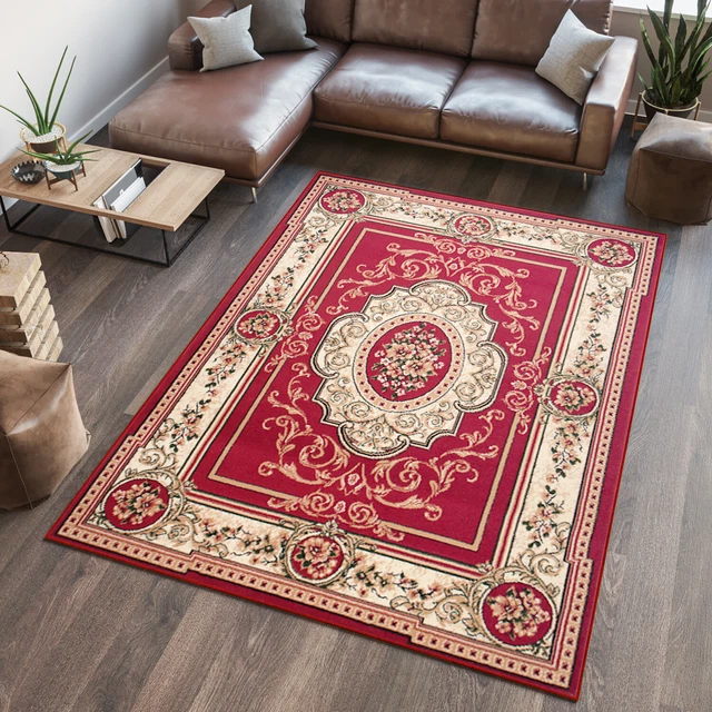 Floral Beautiful Classic Traditional Turkish Rugs Small Large Oriental Carpet