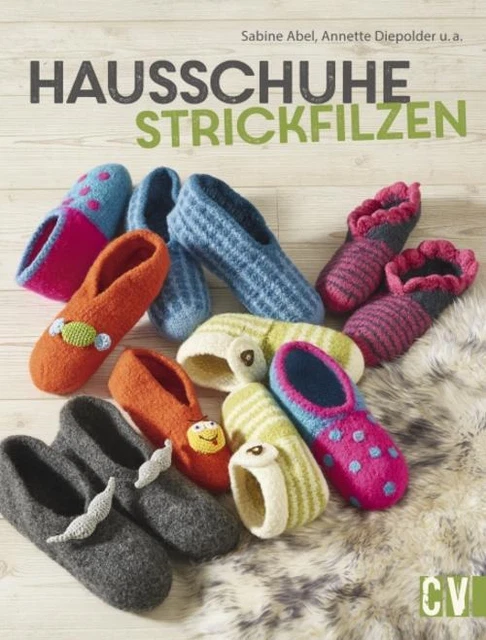 Hausschuhe strickfilzen, Sabine Abel
