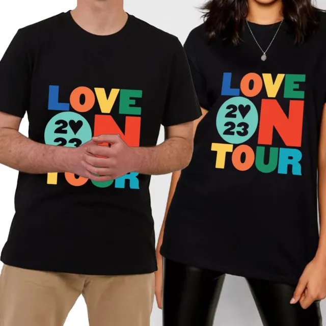 T-shirt da donna adulti Love On Tour 2023 Harry Styles concerto concerto gig Natale