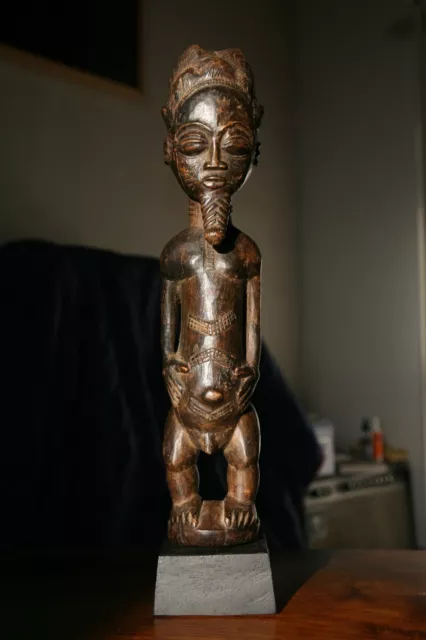 Statuette Baoulé-Baule figure-Art africain, tribal, premier.