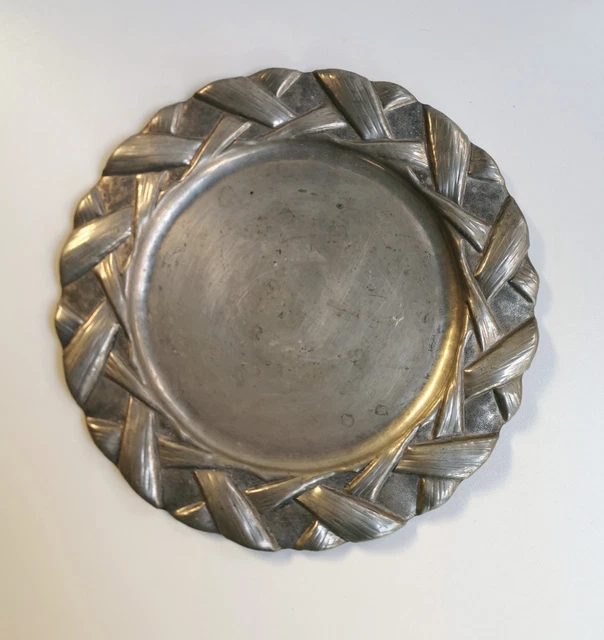 Grand Plat Ovale En étain 95% - 55 Cm, Argenté, Occasion, Superbe Pour Le Service