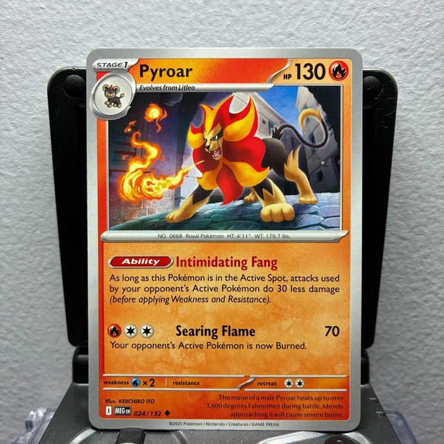 PYROAR - 024/132 - Pokémon Mega Evolution 2025 - Uncommon NM $1.19 ...