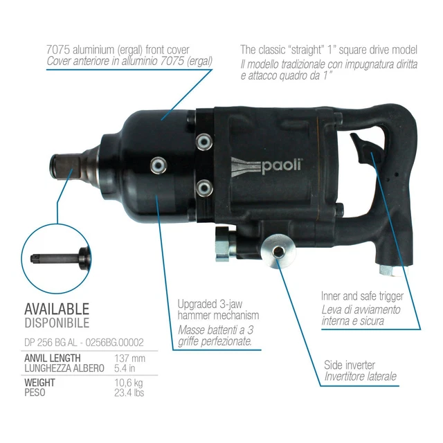 AVVITATORE DA 1" Dino Paoli 256 BG 3200 Nm 0255BG.00008