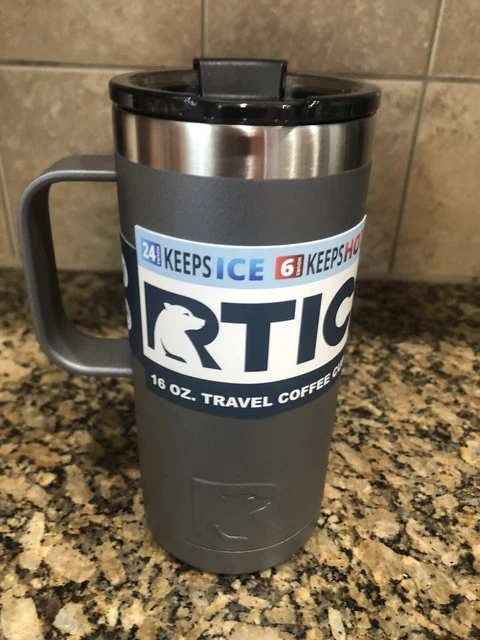 RTIC 16oz Coffee Mug w/Handle Portable Travel Thermal Cup Vacuum insulated (NEW)