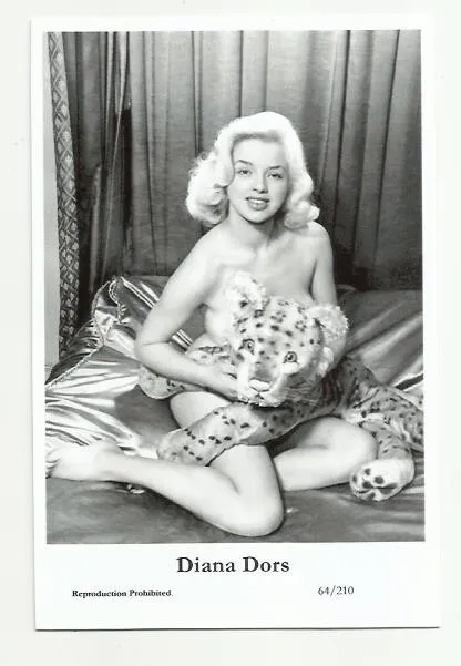 (Bx21) Diana Dors Photo Card (64/210) Filmstar  Pin Up Movie Glamor Girl