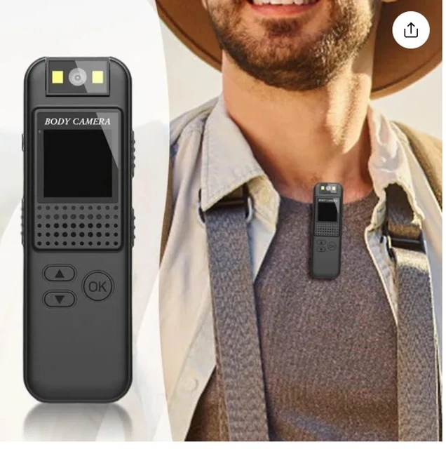 BOBLOV A26 128GB Mini Body Camera, Small Body Cams, 6 Hrs Video Recording Tripod Included For Monitoring Wearable Video Camera For Service Delivery Recording Collect Evidence - View #11