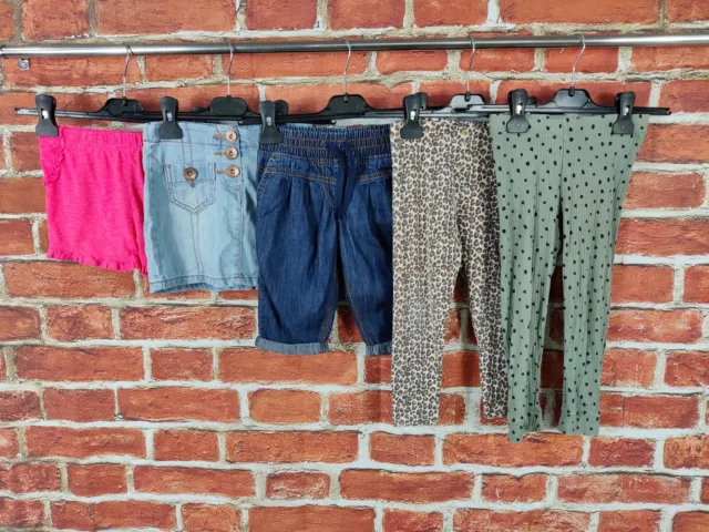 Girls Bundle Age 3-4 Years H&M Next M&S Leggings Shorts Skirt Summer Denim 104Cm