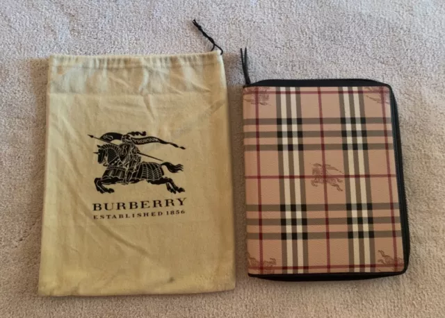 Burberry Haymarket Classic Nova Check iPad Tablet Case Carrier Tech Accessory