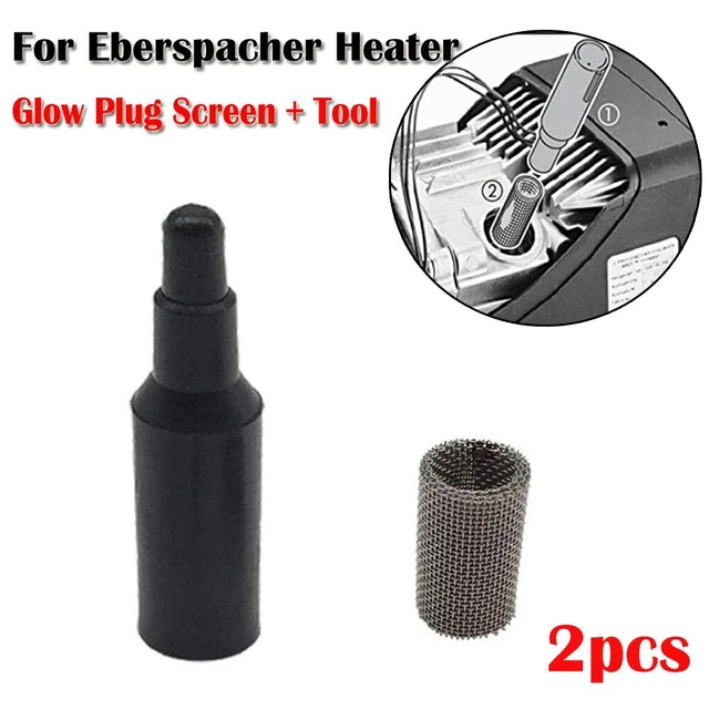 252069100102 Glow Plug Screen With Tool/For Eberspacher Heater/Airtronic D2 D4 D