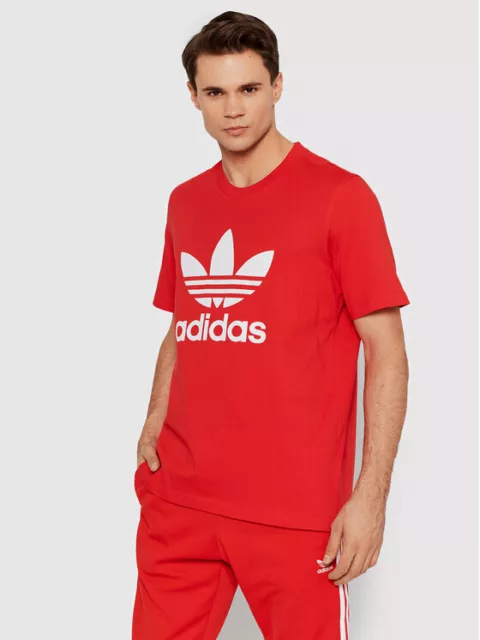 Jersey adidas Originals he9511 Adicolor Classics Trefoil Rouge Red