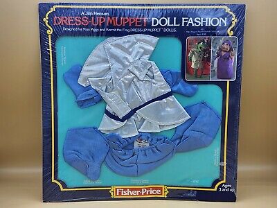 1981 Fisher-Price Dress-Up Muppet Doll Fashion Miss Piggy Pigs In Space MIP!