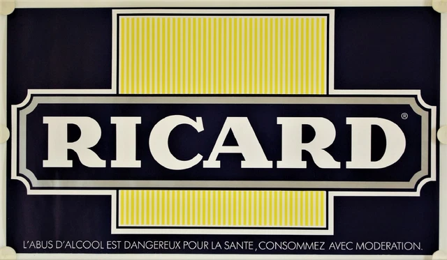 Affiche Vintage Marseille, Aix, Provence, Côte D'Azur – Ricard, Cannes, Monaco, Grasse, Var, Nice – France