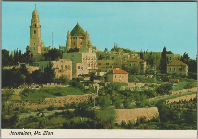 Israel Jerusalem Mt Zion Vintage 6x4 postcard