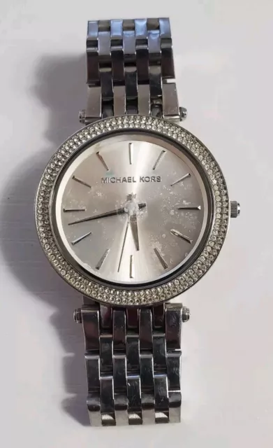 Michael Kors MK3190 Darci Silvertone Dial Stainless Steel Women's Watch