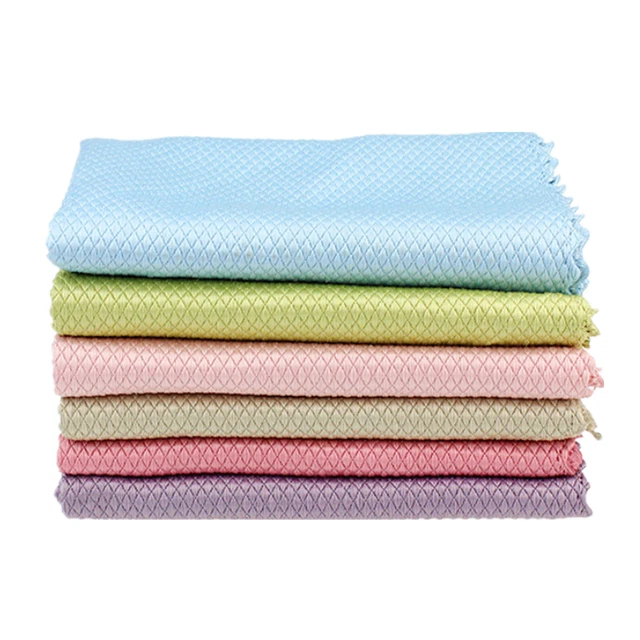 10 pcs Nanoscale Streak-Free Miracle Cleaning Cloths Reusable Kitchen Rag 10