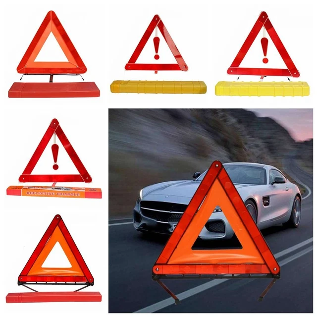 avvertenza standard UE pannello riflettente triangolo sicurezza stradale
