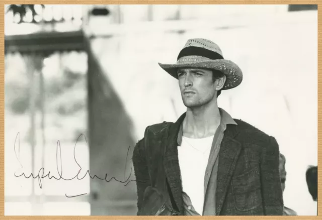 Rupert Everett - Superbe grande photo signée en personne - Cannes 1987