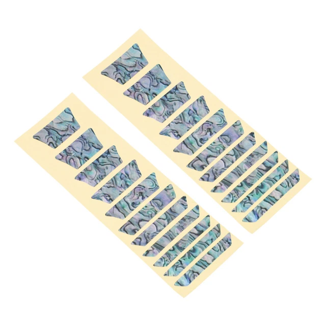 Adesivo per chitarra pizzo tastiera chitarra cartolina note patch 2 pz