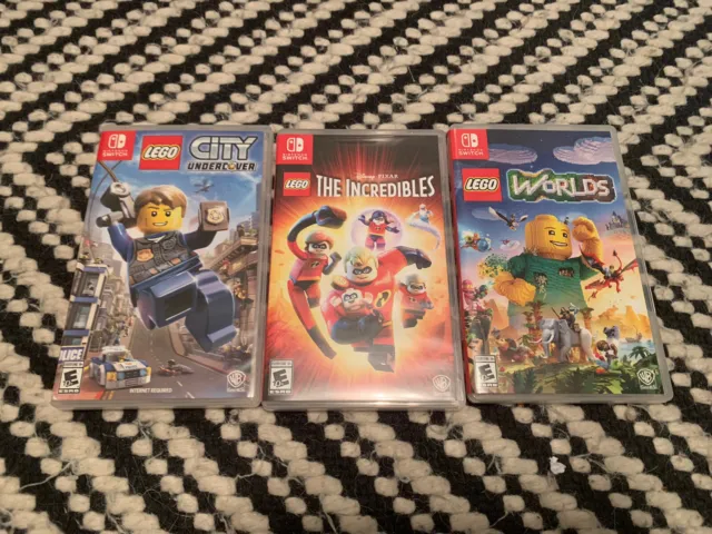 Lego City Under Cover, Lego Worlds, And Lego The Incredibles | Cleaned | Tested