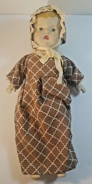 Vintage 15" Porcelain Collectible Doll Antique Handmade Look Hand Painted