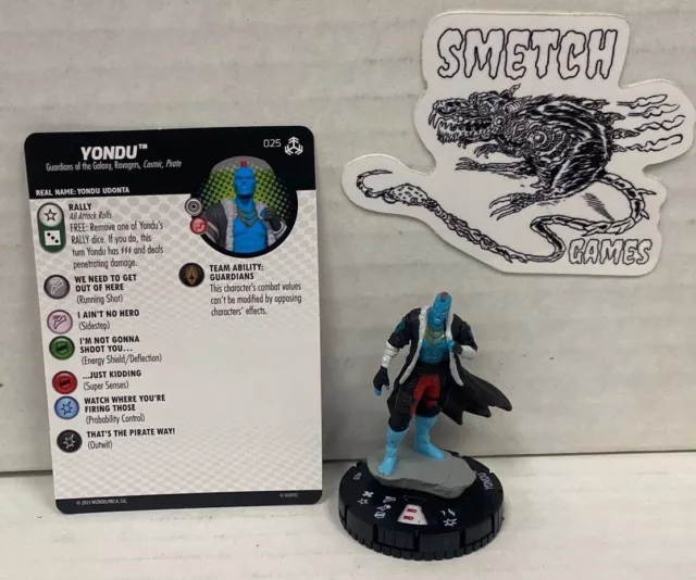 WOTR 025 Yondu Uncommon Figure Marvel Heroclix Avengers War of the Realms