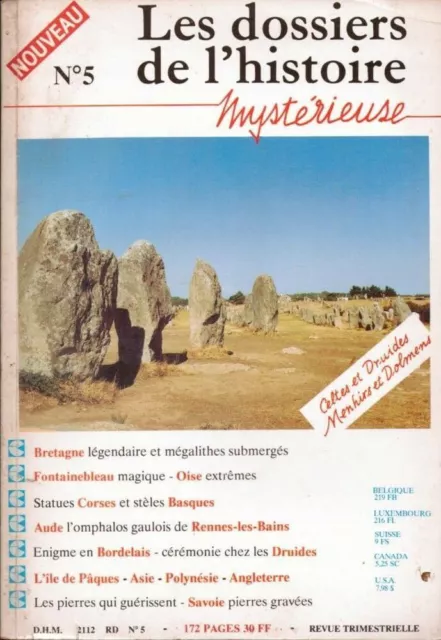 Celtes et druides - Menhirs et dolmens | Bon état