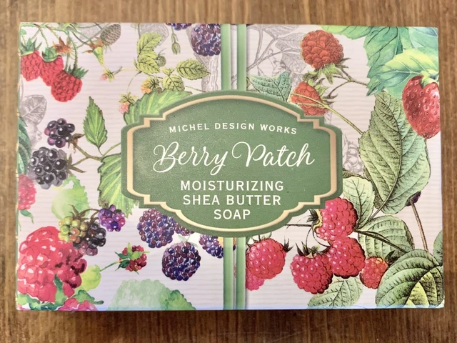 Michel Design Works Moisturizing Shea Butter Ripe Berries Patch Boxed Soap 4.5oz