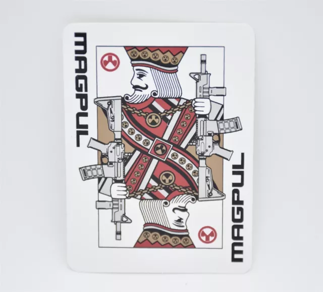 Magpul "King Playing Card" Logo Sticker/Logo Decal Mapul Sling Shot Show 23 Rare
