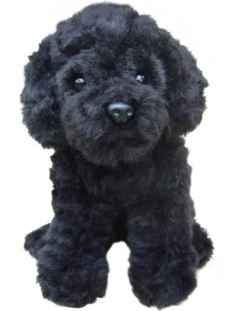 New Faithful Friends Plush 12" Black Oodle Poo Cuddly Soft Toy Puppy Dog Teddy