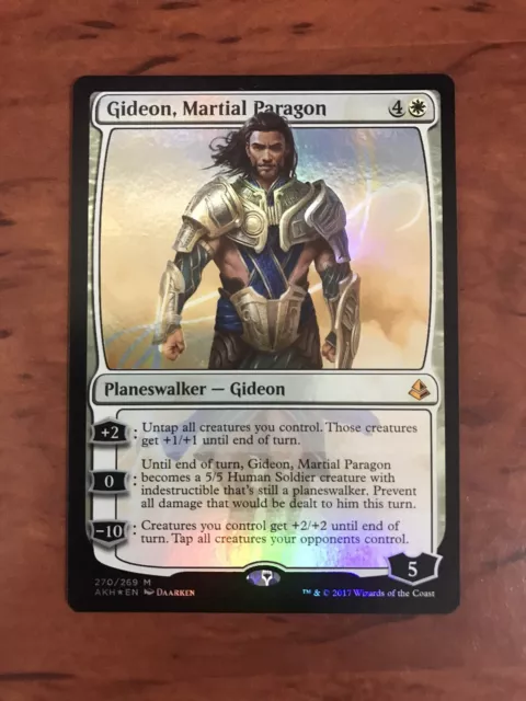 Gideon Martial Paragon Foil MTG Magic the Gathering Card NM Mint Amonkhet AKH