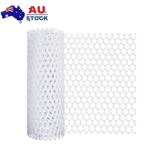 Chicken Wire Fence Mesh Fencing Wire Gardening Poultry Floral Net (White)