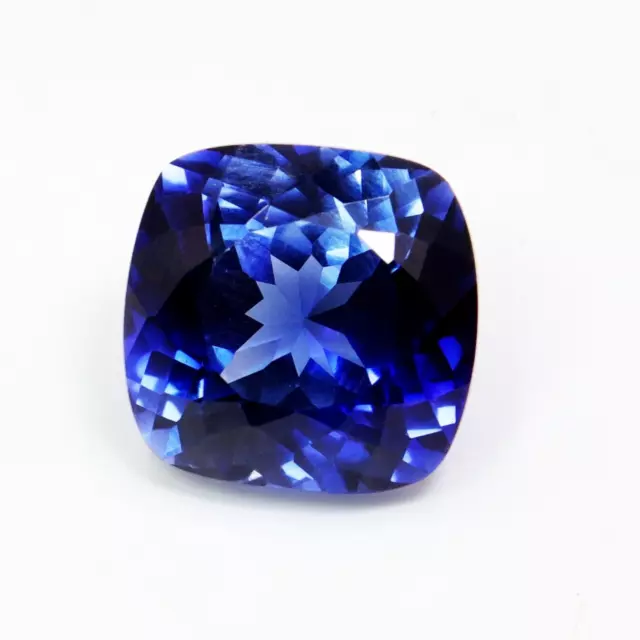 AAA Certified Natural Blue Kashmiri Sapphire 18.55 Ct Cushion Cut Loose Gemstone
