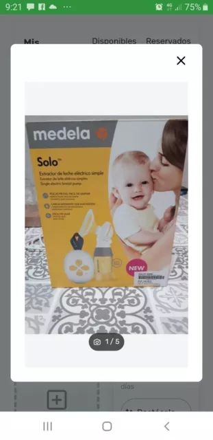 Sacaleches electrico medela último modelo (NUEVO)