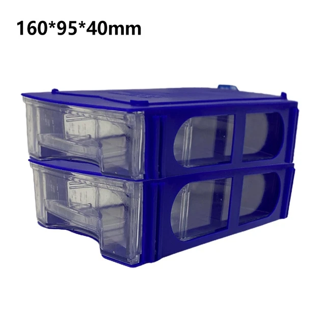 Boîtes de Rangement Matériel Maison Incassables Bureau Plastique Empilable Fort