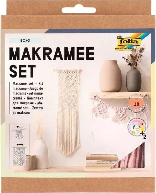 Folia Makramee Set BOHO, 10-teilig (2023) | 23719 | Folia | EAN 4001868125771