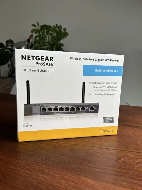 Netgear ProSafe FVS318N Wireless N 8-Port Gigabit VPN Firewall