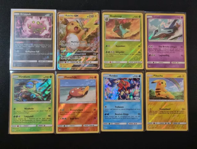 Pokémon Sonne & Mond Schimmernde Legenden Einzelkarten zur Auswahl DE