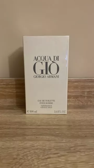 Profumo Uomo Giorgio Armani Acqua Di Gio da 100ml Eau de Toilette NUOVO 3