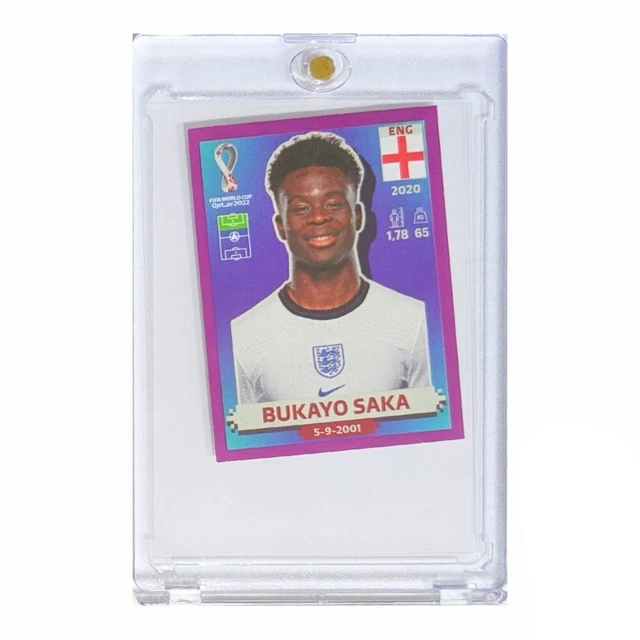 Autocollant Panini Coupe Du Monde 2022 - Yousuf Abdurisag (Qatar) - Version Violette Parallèle QAT15 - Neuf Non Gradé