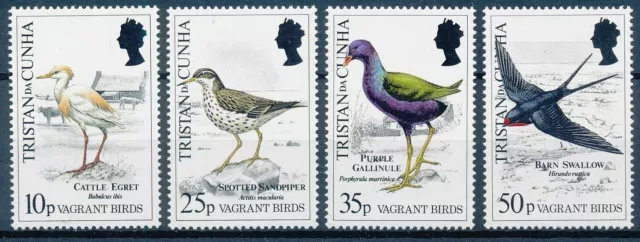 [BIN18446] Tristan da Cunha 1989 Birds good set very fine MNH stamps