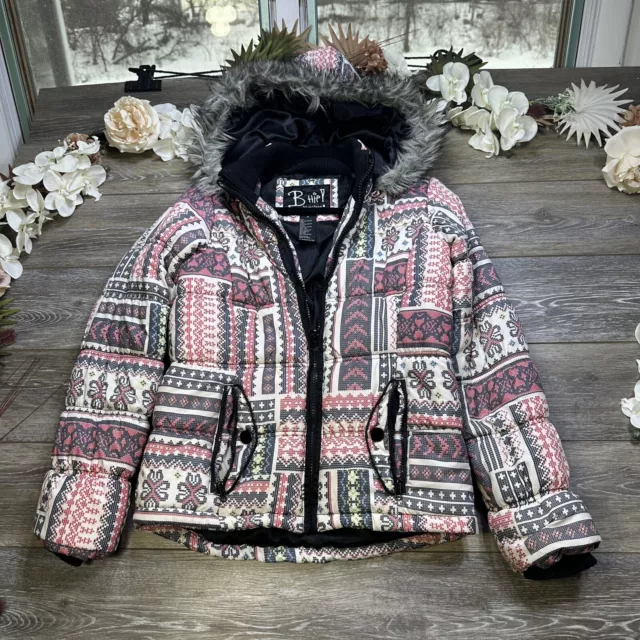 ME JANE FAUX Fur Shaggy Jacket Size Medium Burgundy Light Teddy Bear Coat  NEW $23.00 - PicClick