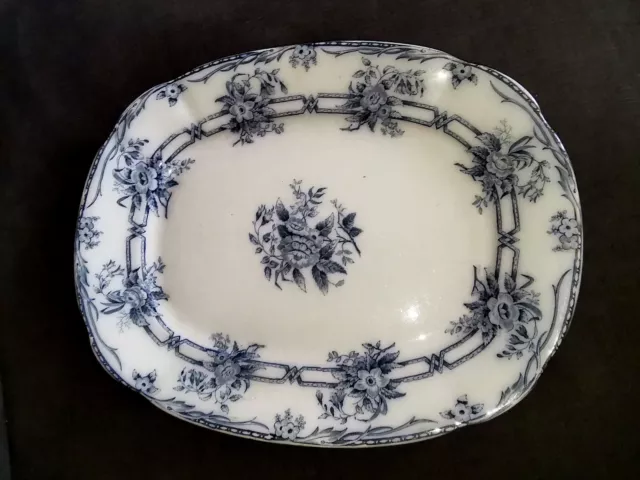 Plat Ceres Faience Sarreguemines  19 Eme Art Nouveau 42 Cm