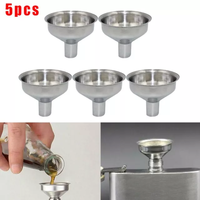 Flasche Trichter Mini Trichter 25 mm Höhe 5 Stück Edelstahl Hochwertig