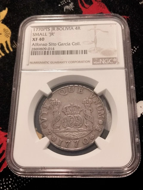 1770 PTS JR Bolivia Silver 4 Reales