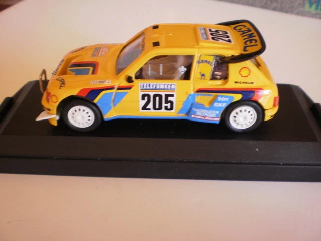 Miniature Majorette 1/24 - Peugeot 405 T16 Dakar Raid 204 - Bon état, Sans Boîte
