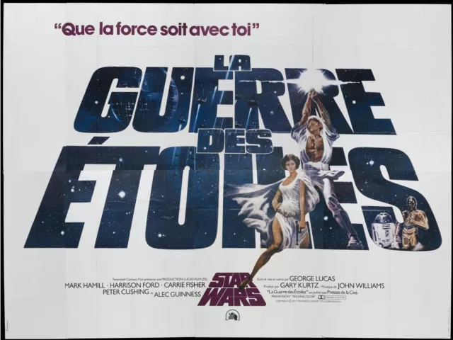 La Guerre Des Étoiles, Star Wars, Repro Affiche Cinema Vintage (50X70), Hq