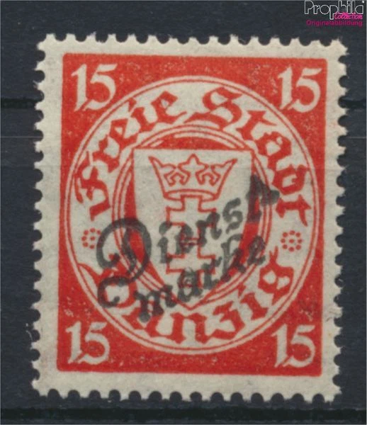 Gdansk d44 neuf 1924 timbre de sérvice (9910705