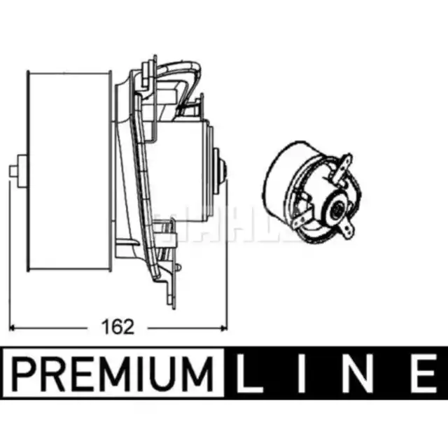 Innenraumgebläse MAHLE AB 275 000P Lüftung