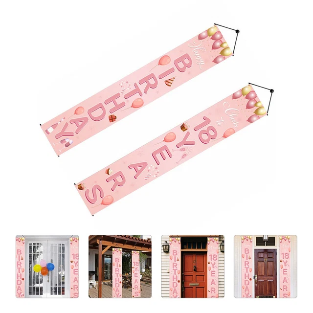 Bandiera compleanno decorazione da parete compleanno coppia porta d'ingresso ragazza