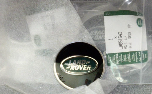 LAND ROVER LOGO OEM Range Rover Black Green Yellow Wheel Cap Set Of 4 ...